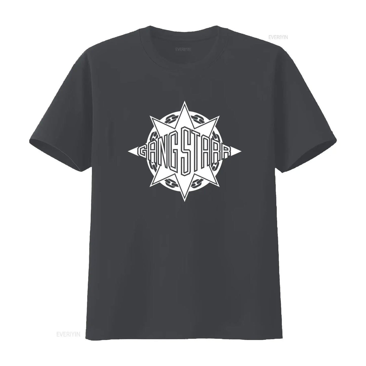 GangStarr Print T Shirt Ultra Cotton Bold Design Perfect for Streetwear Enthusiasts vintage Washed designer clothes