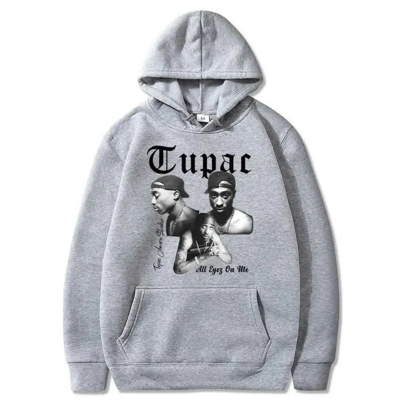 Rapper Tupac 2pac Hoodie Men Women Clothes Sweatshirt Men Women Hoodies Fashion Letter Printed Graphic Sweatshirts  Harajuku