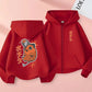 Anime Chainsaw Man Washed Retro Zipper Hoodie Cartoon Denji Pochita Funny Graphic Zip Up Jacket Men Women Manga Oversized Coat