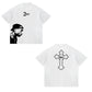 Cotton Print 2pac Summer Men T Shirt Men's Tshirts Rapper Star Tupac  Print Streetwear Women Short Sleeve Casual Tshirt Y2k