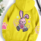 Hip Hop Street Casual Printed Female Hoodies Fashion Hoodie Oversize Loose New Sweatshirts Autumn Warm Fleece Clothing