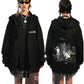 Rock Band Gorillaz Demon Days Eyes Graphic Zipper Hoodie Men Hip Hop Fashion Oversized Zip Up Jacket Unisex Zip Up Sweatshirt