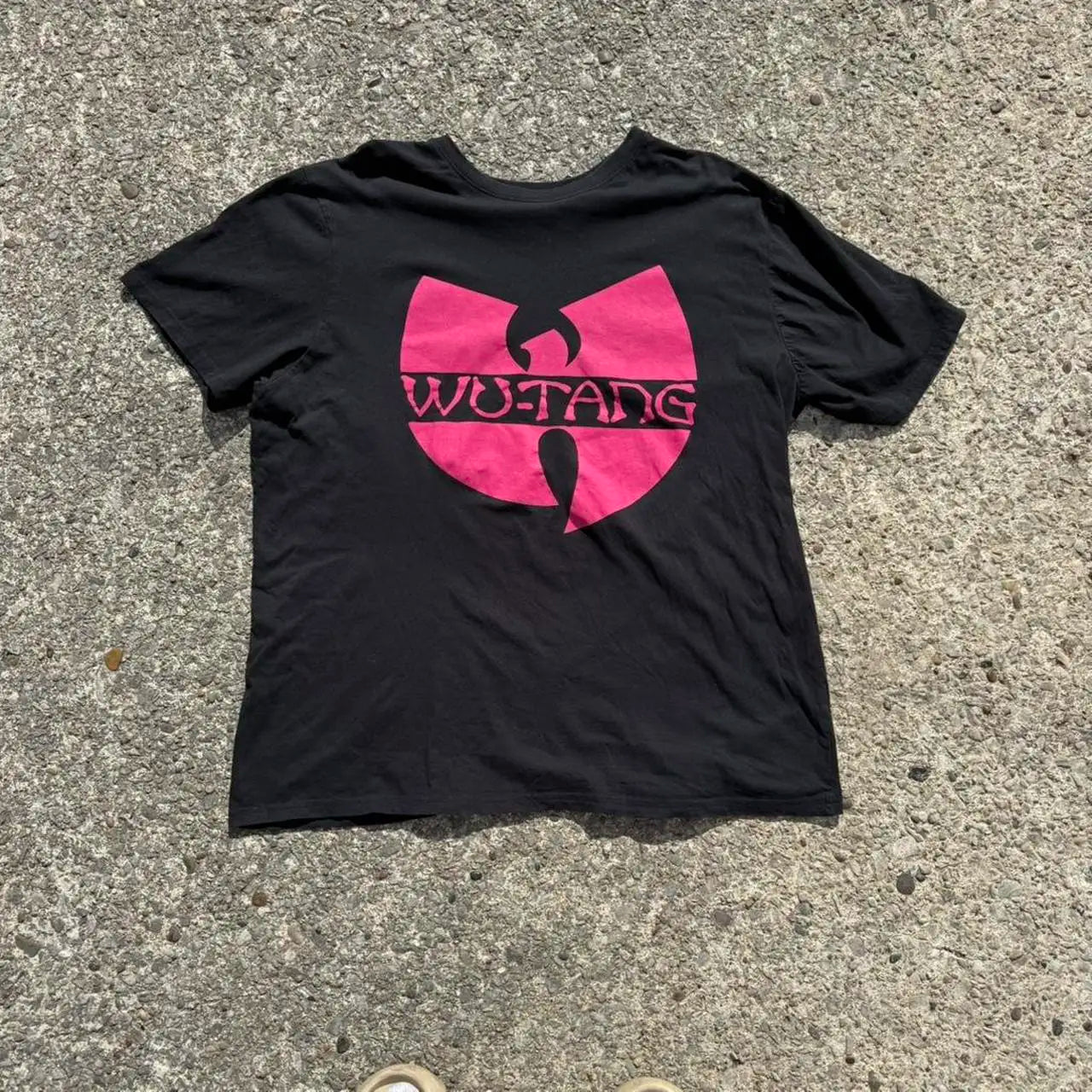 Wu-Tang Clan Black & Yellow Tee Men Women Cotton Oversized Short Sleeve Street Hip Hop Rap Wu Tang Top Tee Female Male Clothing