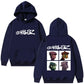 The Gorillaz Rock Band's Fashion Album Features Pattern Prints on Men's Hoodies Sweatshirts Hip-hop Alternative Retro Pullovers