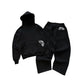 Trendy High Street Retro Casual Streetwear Men's Sports Suit Y2K Harajuku Embroidered Hoodie men Hip-hop Loose Sweatpants