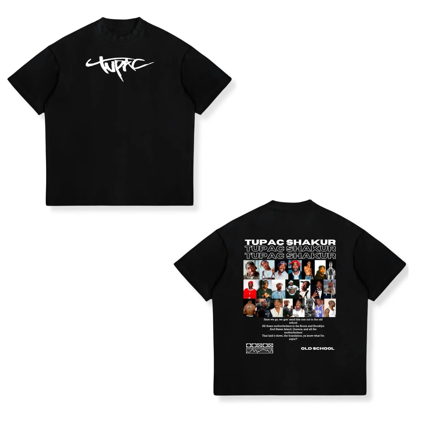 Cotton Print 2pac Summer Men T Shirt Men's Tshirts Rapper Star Tupac  Print Streetwear Women Short Sleeve Casual Tshirt Y2k