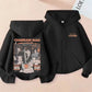 Anime Chainsaw Man Washed Retro Zipper Hoodie Cartoon Denji Pochita Funny Graphic Zip Up Jacket Men Women Manga Oversized Coat