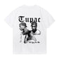2026 Summer Fashion T-shirt Rapper Tupac Top Hip Hop Street Wear Oversized Short Sleeve T-shirt Men's And Women's T-shirts