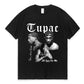 Rapper Tupac 2pac Graphic T Shirt Fashion High Quality Short Sleeves T-shirts  Hip Hop Streetwear Men's Cotton T-shirt 71807
