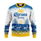 2025 New CORONA EXTRA Christmas Gift Ugly Sweater Hot Selling Merry Christmas Fashion 3D Printed Oversized O-neck Pullover shirt