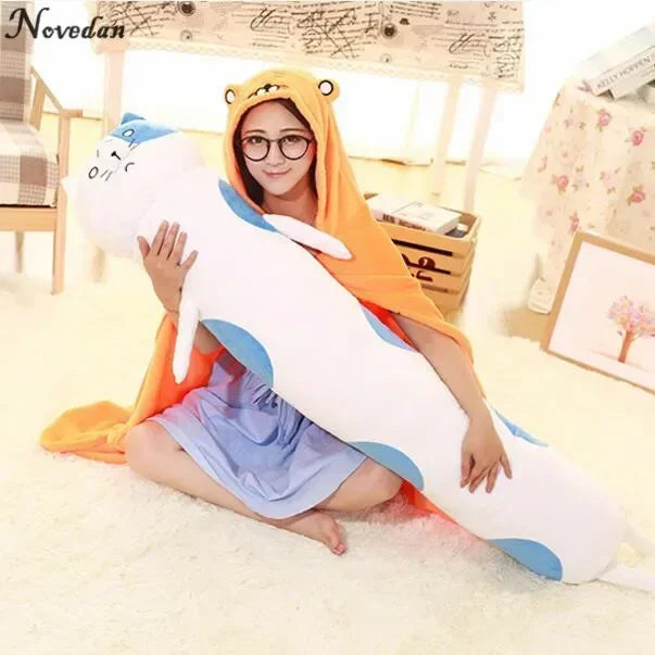Himouto! Umaru-chan Cloak Anime Umaru Chan Doma Umaru Cosplay Costume Flannel Cloak Blanket Soft Cap Hoodie Halloween Party