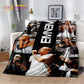 Rapper Eminem Tupac 2pac Hip-Hop Music Rap God Blanket,Soft Throw Blanket for Home Bedroom Bed Sofa Picnic Travel Cover Gift