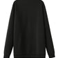 Men's autumn and winter fashionable casual loose fashion TRUST NO ONE print pullover long sleeved warm round neck sweatshirt