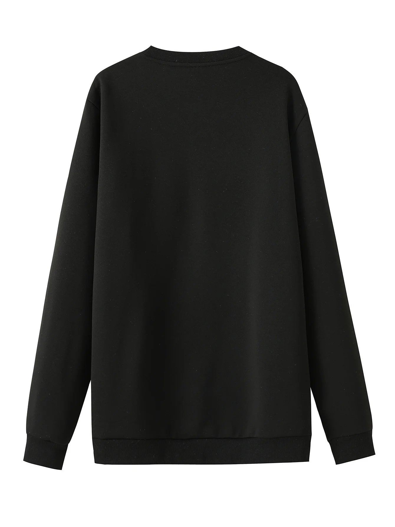 Men's autumn and winter fashionable casual loose fashion TRUST NO ONE print pullover long sleeved warm round neck sweatshirt