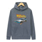 Back To The Future Retro DeLorean Car Print Hoodie Long Sleeve Tops Men Casual Streetwear Pullover Spring Autumn Unisex Clothing