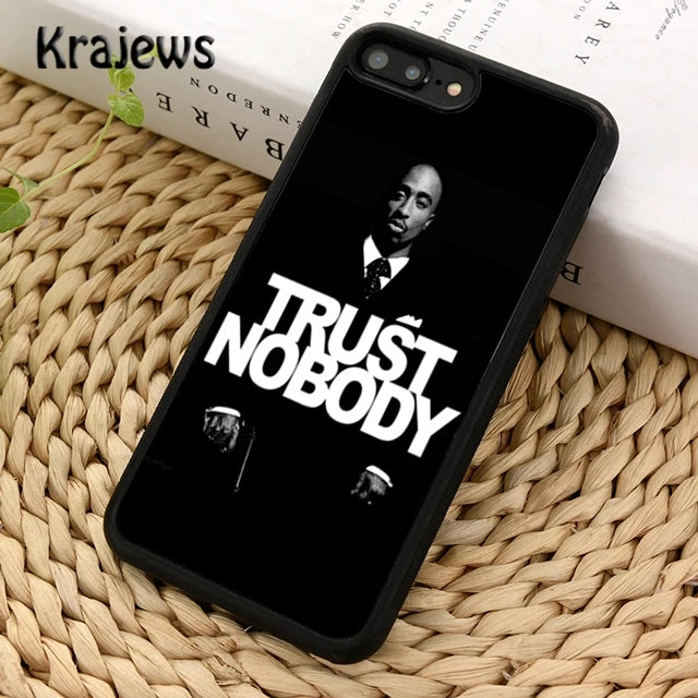 2Pac Tupac Shakur Hip Hop Rapper Phone Case Cover For iPhone 17 Air 16 15 14 plus 11 12 13 pro max coque Fundas