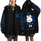 Popular SKZOO Stray Kids Cute Cartoon Surrounding Harajuku Printed Hoodie Loose-fitting Zip-up Hoodie Christmas Birthday Gifts