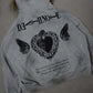 Winter Fashion Streetwear Women's Gothic Printed Faux Fur Hooded Jacket Trendy Edgy Zip - Up Sweatshirt 2026 New Arrival
