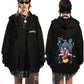Rock Band Gorillaz Demon Days Eyes Graphic Zipper Hoodie Men Hip Hop Fashion Oversized Zip Up Jacket Unisex Zip Up Sweatshirt
