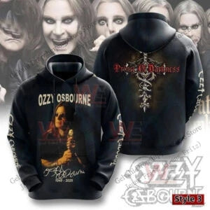 Rock Band Ozzy Osbourne 3d Print Hoodie Men Women Fashion Hoodie Sweatshirt Outwear Coat Men Hoodies Winter Clothes Fan New 2025