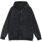 Anime Berserk Wash Zip Up Hoodie Harajuku Retro Gothic Graphic Jacket Hooded Sweatshirt Cotton Hip Hop Men Women Hoody Coat