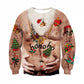 Fashion Ugly Christmas Sweater Men Women 3d Printing Funny Xmas Sweatshirt Crewneck Long Sleeve Pullover Oversized Hoodies