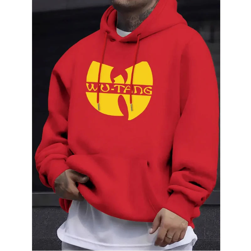Hip Hop  Wu Clan T-tangs Hoodie Men Women's Casual Autumn Winter Vintage Hoodies Fleece Long Sleeve Hooded Sweatshirts