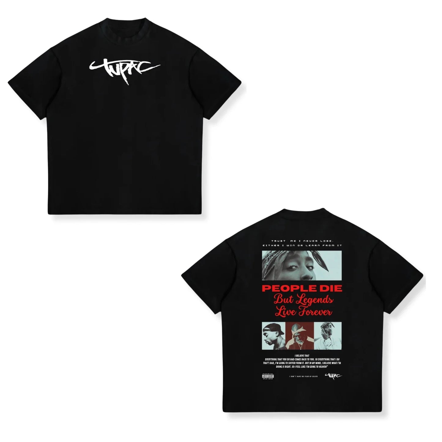 Cotton Print 2pac Summer Men T Shirt Men's Tshirts Rapper Star Tupac  Print Streetwear Women Short Sleeve Casual Tshirt Y2k