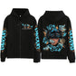 2025 Anime Arcane Vi Zipper Hoodie Harajuku Pullover Tops Long Sleeve Loose Casual Sweatshirts