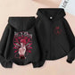Anime Chainsaw Man Washed Retro Zipper Hoodie Cartoon Denji Pochita Funny Graphic Zip Up Jacket Men Women Manga Oversized Coat