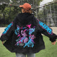2025 Anime Arcane Vi Zipper Hoodie Harajuku Pullover Tops Long Sleeve Loose Casual Sweatshirts