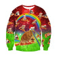 Fashion Ugly Christmas Sweater Men Women 3d Printing Funny Xmas Sweatshirt Crewneck Long Sleeve Pullover Oversized Hoodies