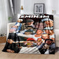 Rapper Eminem Tupac 2pac Hip-Hop Music Rap God Blanket,Soft Throw Blanket for Home Bedroom Bed Sofa Picnic Travel Cover Gift