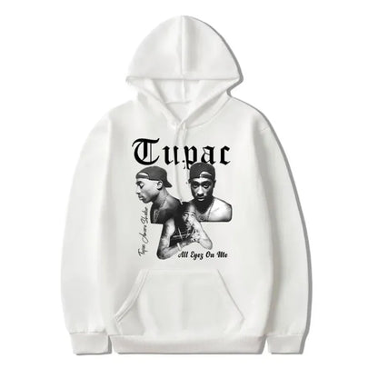 Rapper Tupac 2pac Hoodie Men Women Clothes Sweatshirt Men Women Hoodies Fashion Letter Printed Graphic Sweatshirts  Harajuku