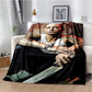 Rapper Eminem Tupac 2pac Hip-Hop Music Rap God Blanket,Soft Throw Blanket for Home Bedroom Bed Sofa Picnic Travel Cover Gift