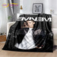 Rapper Eminem Tupac 2pac Hip-Hop Music Rap God Blanket,Soft Throw Blanket for Home Bedroom Bed Sofa Picnic Travel Cover Gift
