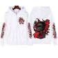 2025 Anime Arcane Vi Zipper Hoodie Harajuku Pullover Tops Long Sleeve Loose Casual Sweatshirts