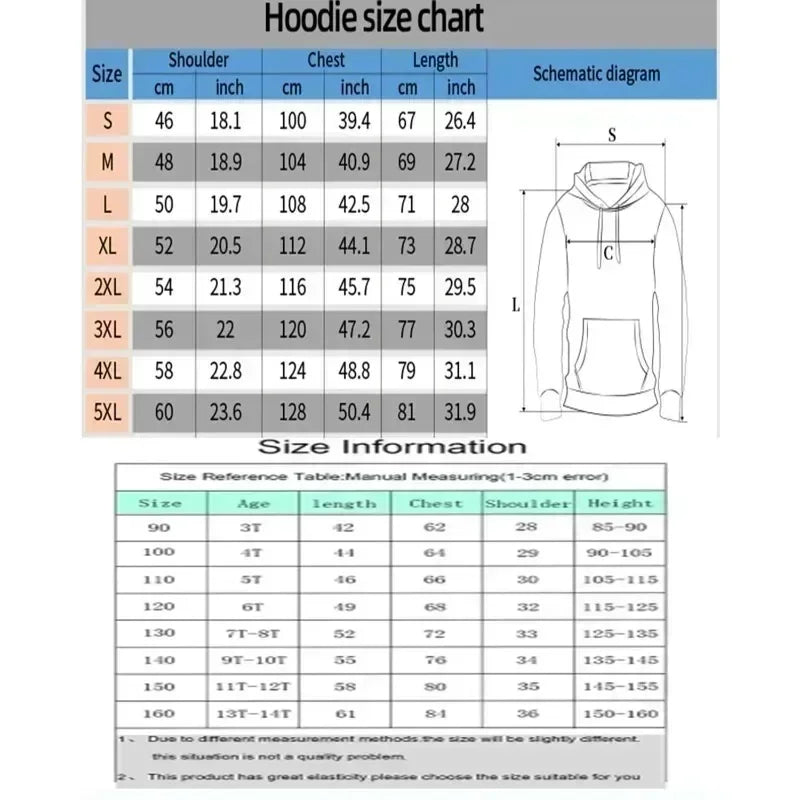 Demon Slayer Anime Autumn/Winter Hoodie Men's and Women's New Tokitou Muichirou Printed Harajuku Casual Loose Parent Child Top