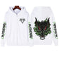 2025 Anime Arcane Vi Zipper Hoodie Harajuku Pullover Tops Long Sleeve Loose Casual Sweatshirts