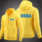 Men Sweatshirts Autumn Sega Pullover Casual Zipper Jacket for Male Hoody Outdoor Sweatshir Autumn Solid Color Turtleneck Swea