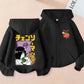Anime Chainsaw Man Washed Retro Zipper Hoodie Cartoon Denji Pochita Funny Graphic Zip Up Jacket Men Women Manga Oversized Coat