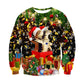 Fashion Ugly Christmas Sweater Men Women 3d Printing Funny Xmas Sweatshirt Crewneck Long Sleeve Pullover Oversized Hoodies