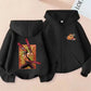 Anime Chainsaw Man Washed Retro Zipper Hoodie Cartoon Denji Pochita Funny Graphic Zip Up Jacket Men Women Manga Oversized Coat