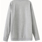 Men's autumn and winter fashionable casual loose fashion TRUST NO ONE print pullover long sleeved warm round neck sweatshirt