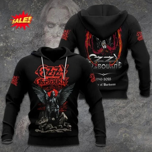 Rock Band Ozzy Osbourne 3d Print Hoodie Men Women Fashion Hoodie Sweatshirt Outwear Coat Men Hoodies Winter Clothes Fan New 2025