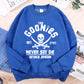 The Goonies Never Say Die Printing Hoody Man Hip Hop O-Neck Menswear Fashion Fitness Hoodie Crewneck Loose Fleece Sweatshirt