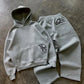 Trendy High Street Retro Casual Streetwear Men's Sports Suit Y2K Harajuku Embroidered Hoodie men Hip-hop Loose Sweatpants