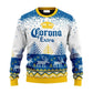 2025 New CORONA EXTRA Christmas Gift Ugly Sweater Hot Selling Merry Christmas Fashion 3D Printed Oversized O-neck Pullover shirt