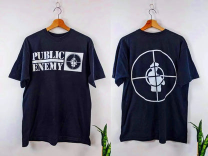 Public Enemy T Shirt Fight The Power Summer Cotton Men's Women Top Tee Short Sleeve Clothing Streetwear Loose Casual Trendy Y2k