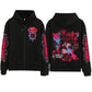 2025 Anime Arcane Vi Zipper Hoodie Harajuku Pullover Tops Long Sleeve Loose Casual Sweatshirts